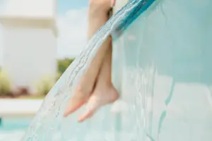 Close up of Water Feature - Claffey Pools