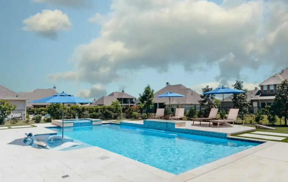 Bella Blue Custom Linear Pool - Claffey Pools