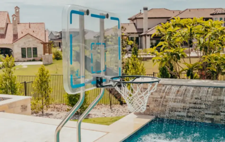 Net Attached to Custom Pool- Claffey Pools