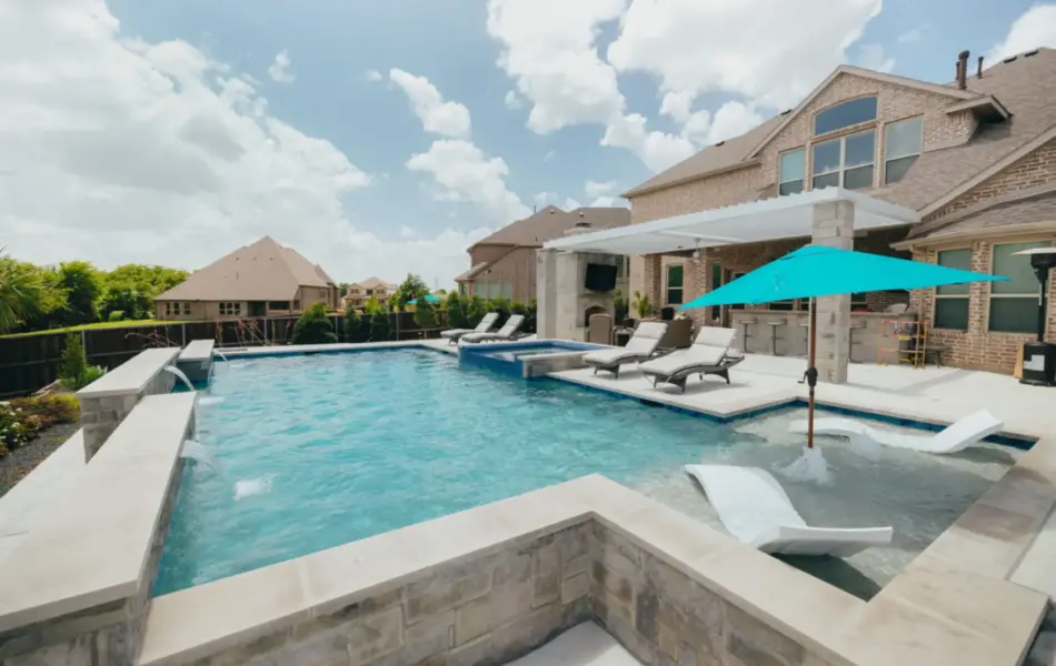 Smoke Leuders Backyard Getaway Swimming Pool Project - Claffey Pools