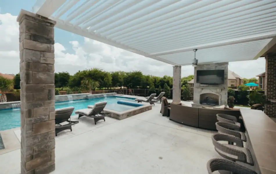 Smoke Leuders Backyard Getaway Swimming Pool Project - Claffey Pools