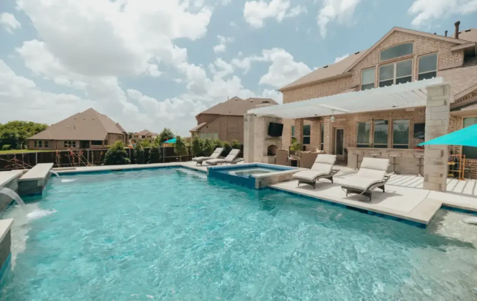 Smoke Leuders Backyard Getaway Swimming Pool Project - Claffey Pools