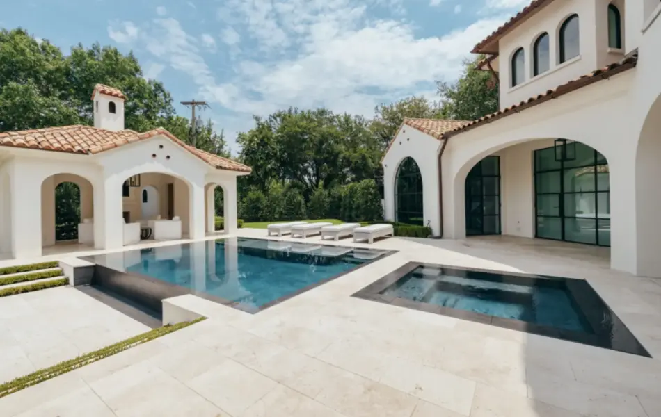 Modern Mediterranean Swimming Pool Project - Claffey Pools