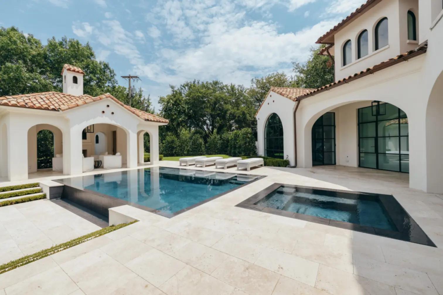 Modern Mediterranean Swimming Pool Projects - Claffey Pools