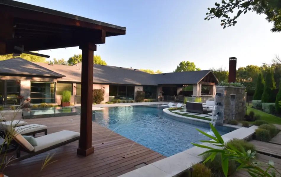 Modern Knife Edge Escape Swimming Pool Project - Claffey Pools