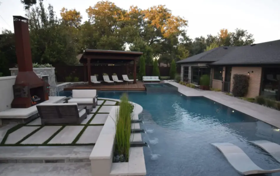 Modern Knife Edge Escape Swimming Pool Project - Claffey Pools