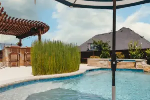 Light and Bright Freeform Oasis Swimming Pool Project - Claffey Pools