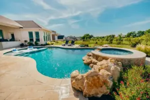 Hill Country Freeform Swimming Pool Project - Claffey Pools