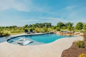 Hill Country Freeform Swimming Pool Project - Claffey Pools