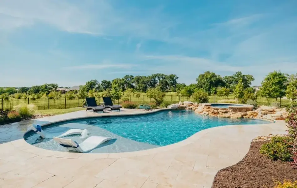 Hill Country Freeform Swimming Pool Project - Claffey Pools
