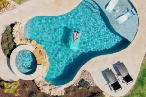 Hill Country Freeform Swimming Pool Project - Claffey Pools