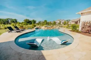 Hill Country Freeform Swimming Pool Project - Claffey Pools
