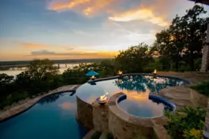 Grandly Gorgeous Lake View Swimming Pool Project - Claffey Pools