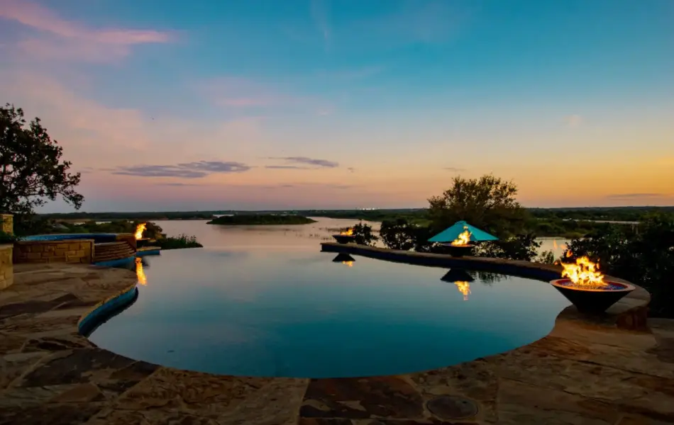 Grandly Gorgeous Lake View Swimming Pool Project - Claffey Pools