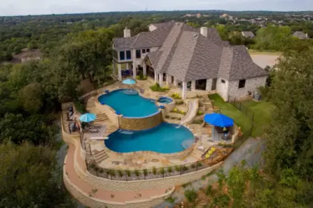 Grandly Gorgeous Lake View Swimming Pool Project - Claffey Pools