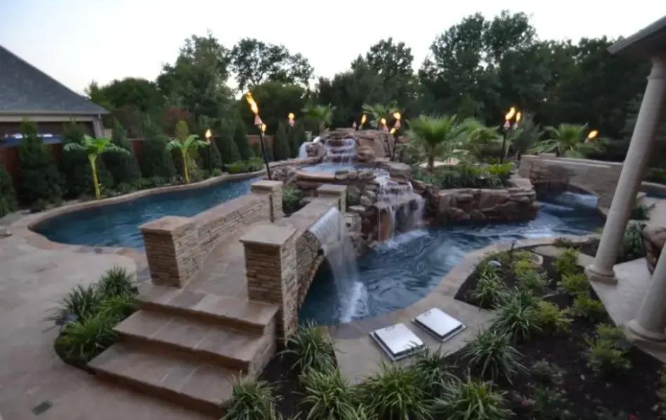 HGTV Colleyville Lazy River Swimming Pool Project - Claffey Pools