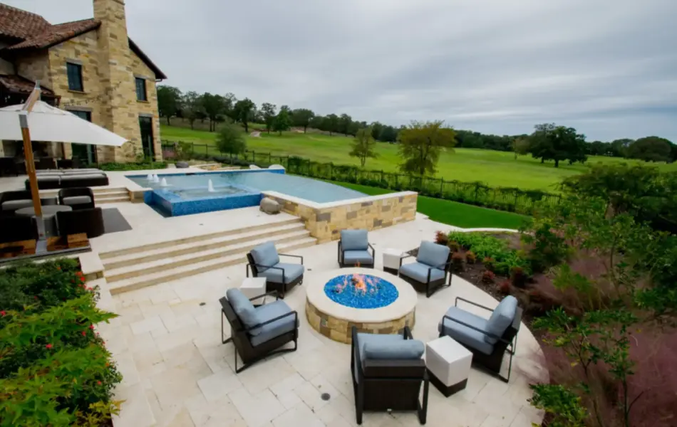 Curves Meets Geometric Swimming Pool Project - Claffey Pools