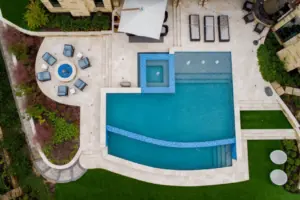 Curves Meets Geometric Swimming Pool Project - Claffey Pools