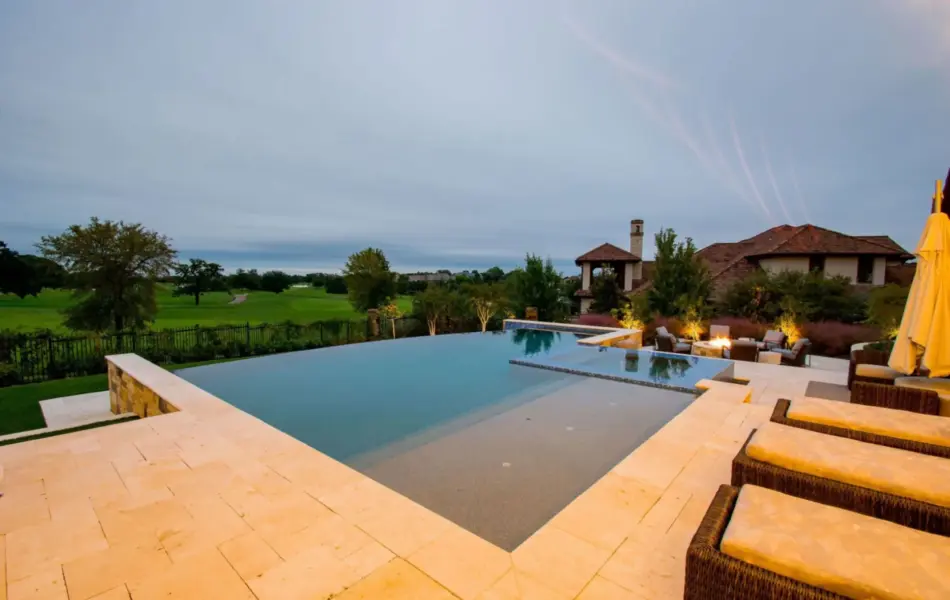 Curves Meets Geometric Swimming Pool Project - Claffey Pools