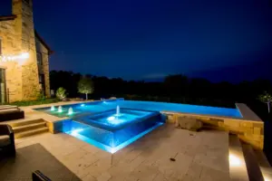 Curves Meets Geometric Swimming Pool Project - Claffey Pools
