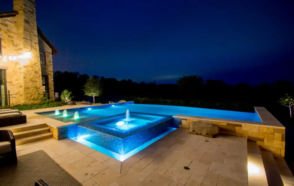 Curves Meets Geometric Swimming Pool Project - Claffey Pools