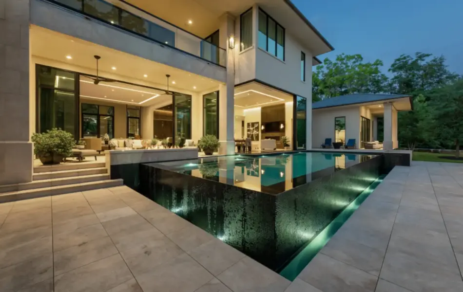 Perimeter Overflow Space Swimming Pool Project - Claffey Pools