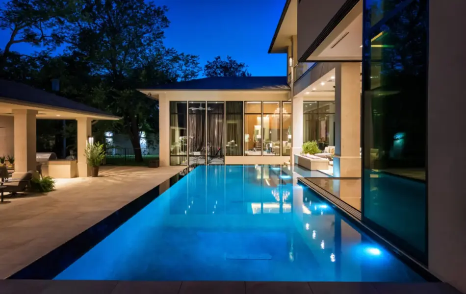 Perimeter Overflow Space Swimming Pool Project - Claffey Pools