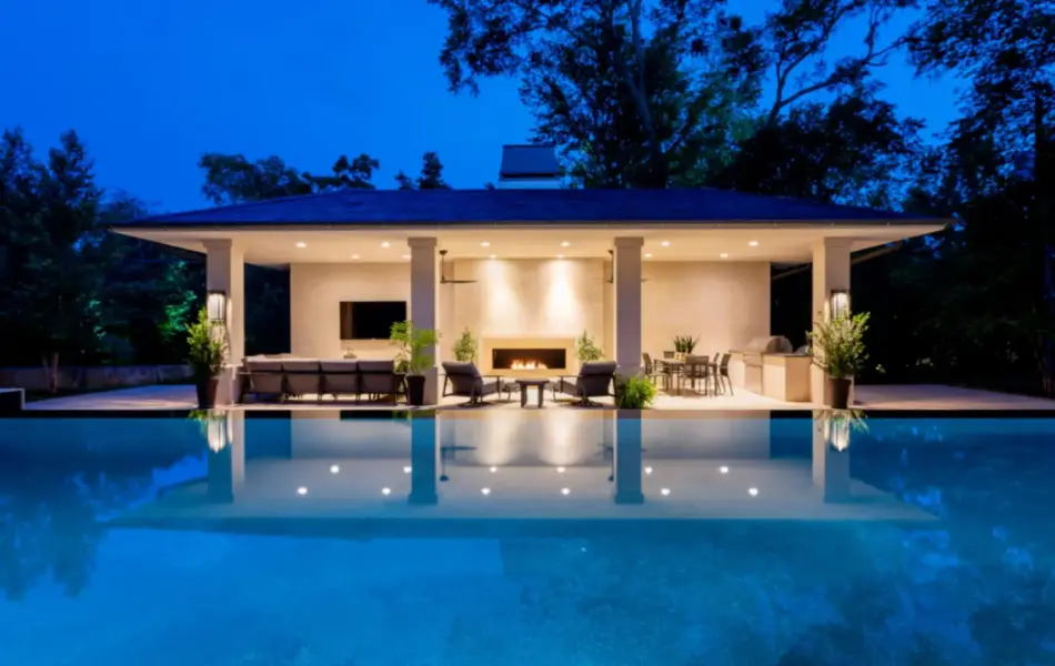 Perimeter Overflow Space Swimming Pool Project - Claffey Pools