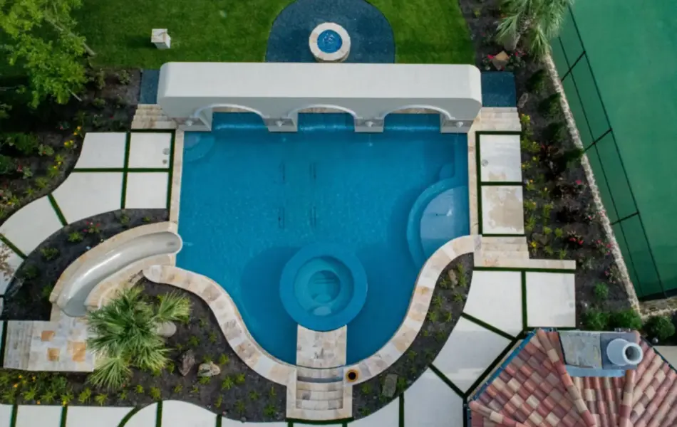 Arches Of Rain Swimming Pool Project - Claffey Pools