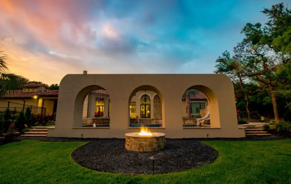 Arches Of Rain Swimming Pool Project - Claffey Pools