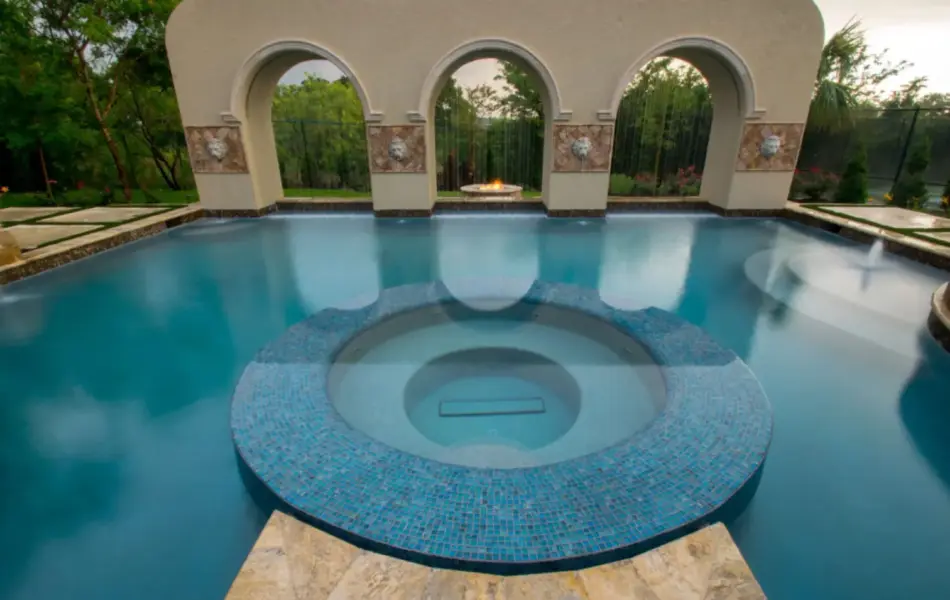 Arches Of Rain Swimming Pool Project - Claffey Pools