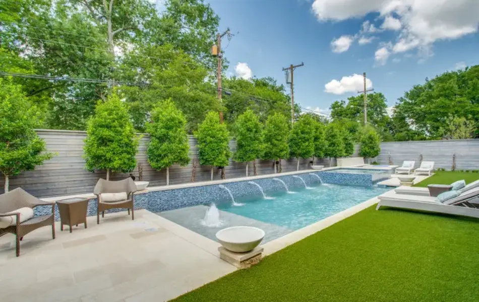 Dallas Straightline Swimming Pool Project - Claffey Pools