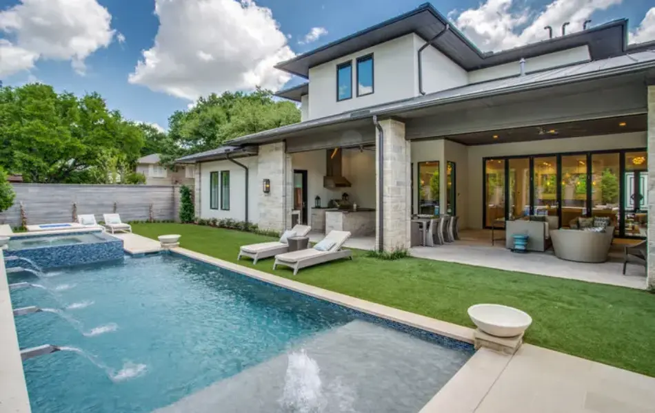 Dallas Straightline Swimming Pool Project - Claffey Pools