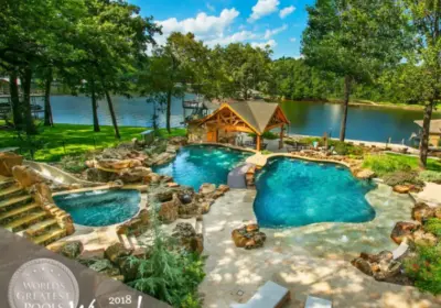 PEBBLE TEC AWARDS - worlds greatest pool 2018 winner - freeform pools turtle bay