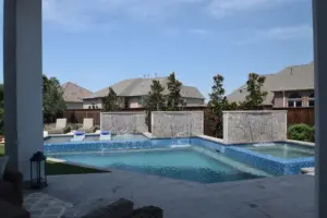 Water Wall Escape Swimming Pool Project - Claffey Pools