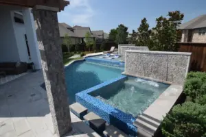 Water Wall Escape Swimming Pool Project - Claffey Pools