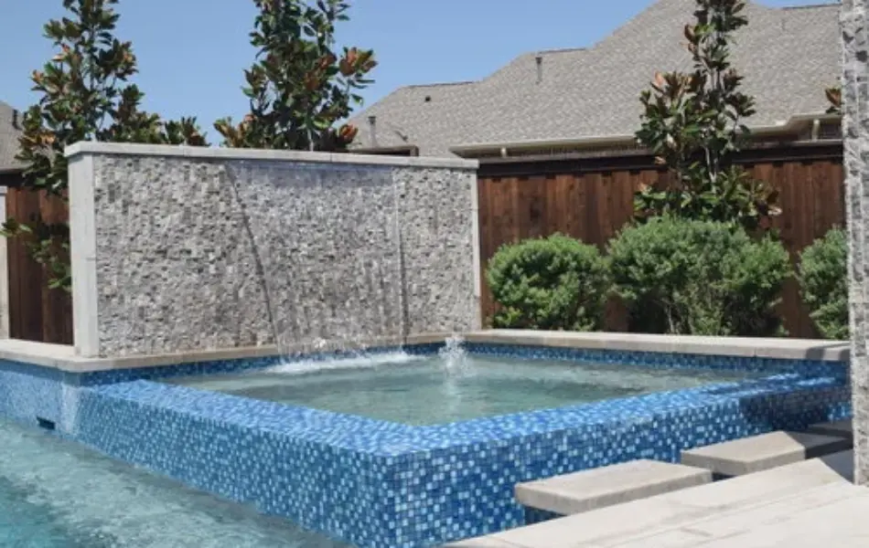 Water Wall Escape Swimming Pool Project - Claffey Pools