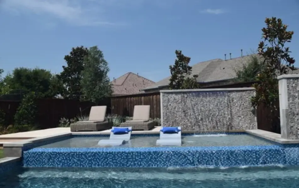 Water Wall Escape Swimming Pool Project - Claffey Pools