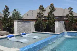 Water Wall Escape Swimming Pool Project - Claffey Pools