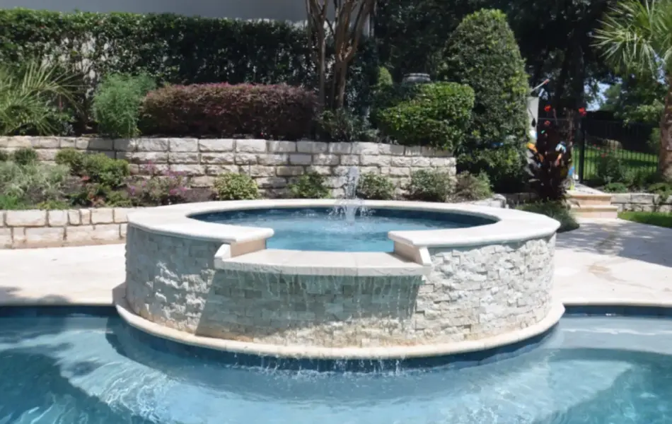 Ivory Travertine Remodel Swimming Pool Project - Claffey Pools