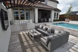 Modern Clean Lines Swimming Pool Project - Claffey Pools