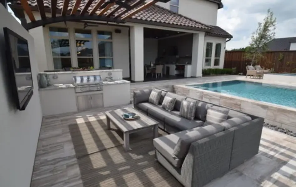 Modern Clean Lines Swimming Pool Project - Claffey Pools