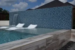 Modern Clean Lines Swimming Pool Project - Claffey Pools