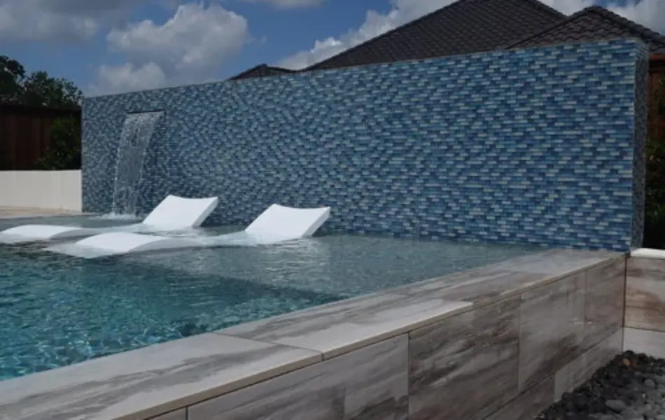 Modern Clean Lines Swimming Pool Project - Claffey Pools