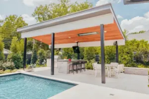 Modern meets Rust Swimming Pool Project - Claffey Pools