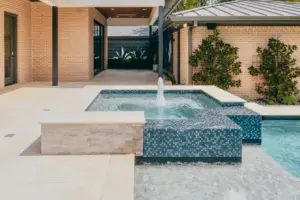 Modern meets Rust Swimming Pool Project - Claffey Pools