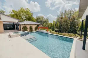 Modern meets Rust Swimming Pool Project - Claffey Pools