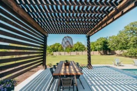 Wooden Arbor - Claffey Pools