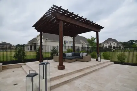 Wooden Arbor - Claffey Pools