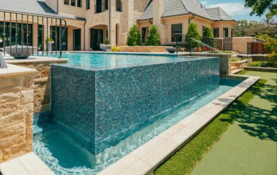 Stunning Negative Edge Space Swimming Pool Project - Claffey Pools